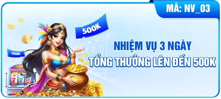 C168app Hoàn thành nhiệm vụ 3 ngày nhận thưởng 500k